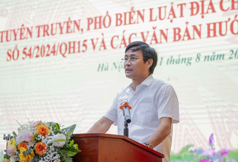 Thứ trưởng Trần Quý Kiên: Triển khai Luật Địa chất và Khoáng sản phải gắn với cải cách thủ tục và quản lý bền vững