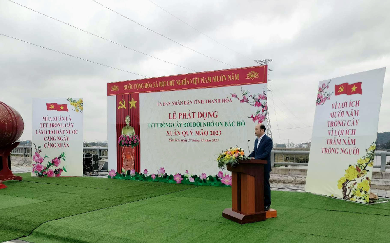 Thanh Hóa: Phát động Tết trồng cây Xuân Quý Mão 2023