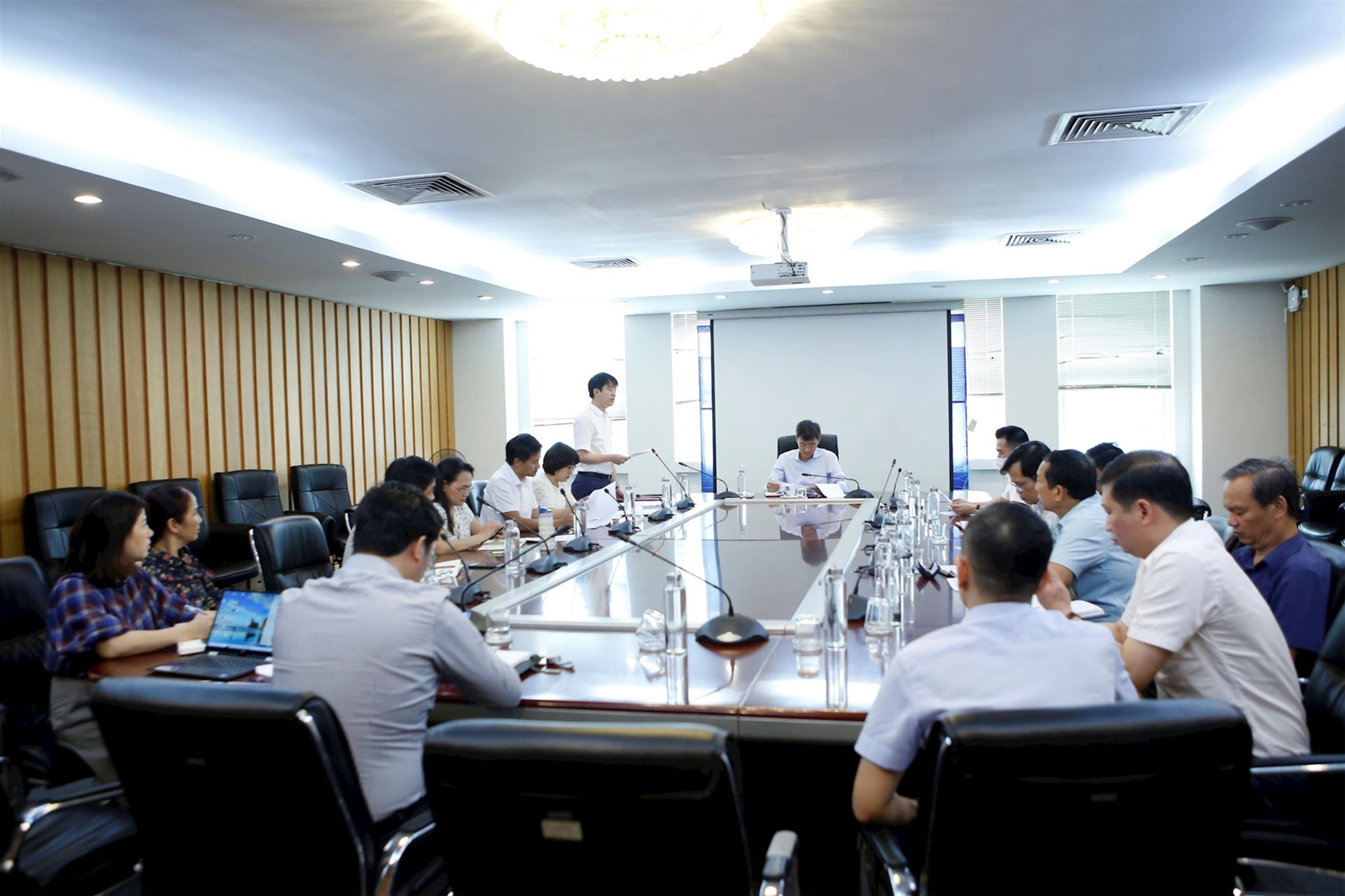 Họp Tiểu ban Hậu cần, khánh tiết Lễ kỷ niệm 20 năm thành lập Bộ TN&MT