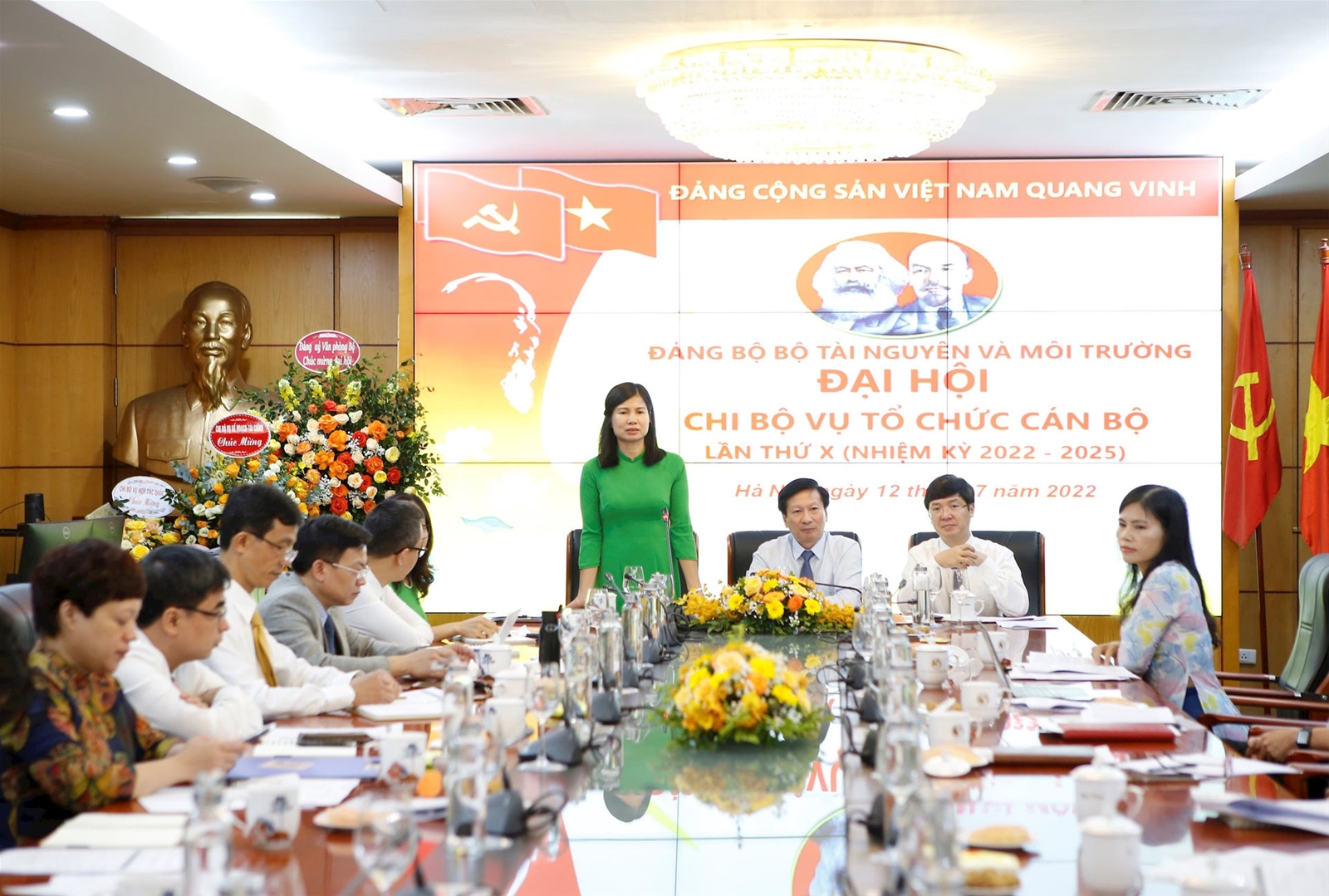Tổ chức thành công Đại hội Chi bộ Vụ Tổ chức cán bộ nhiệm kỳ 2022-2025