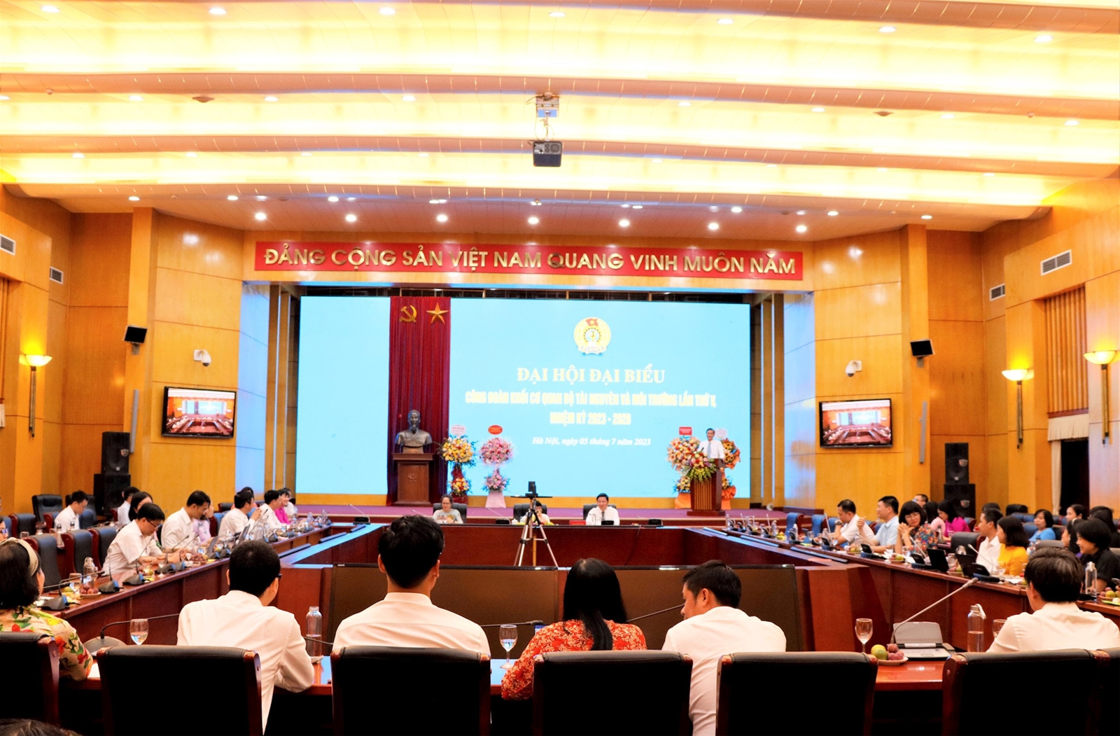 Khối Cơ quan Bộ TN&MT tổ chức thành công Đại hội Công đoàn nhiệm kỳ 2023-2028