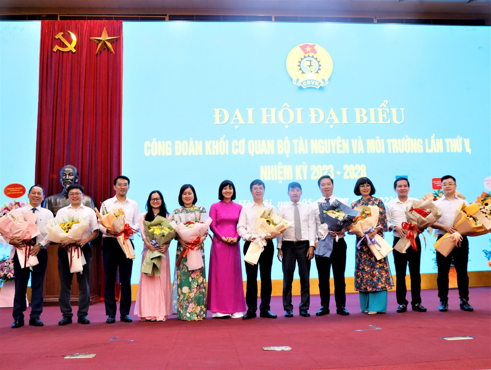 Khối Cơ quan Bộ TN&MT tổ chức thành công Đại hội Công đoàn nhiệm kỳ 2023-2028