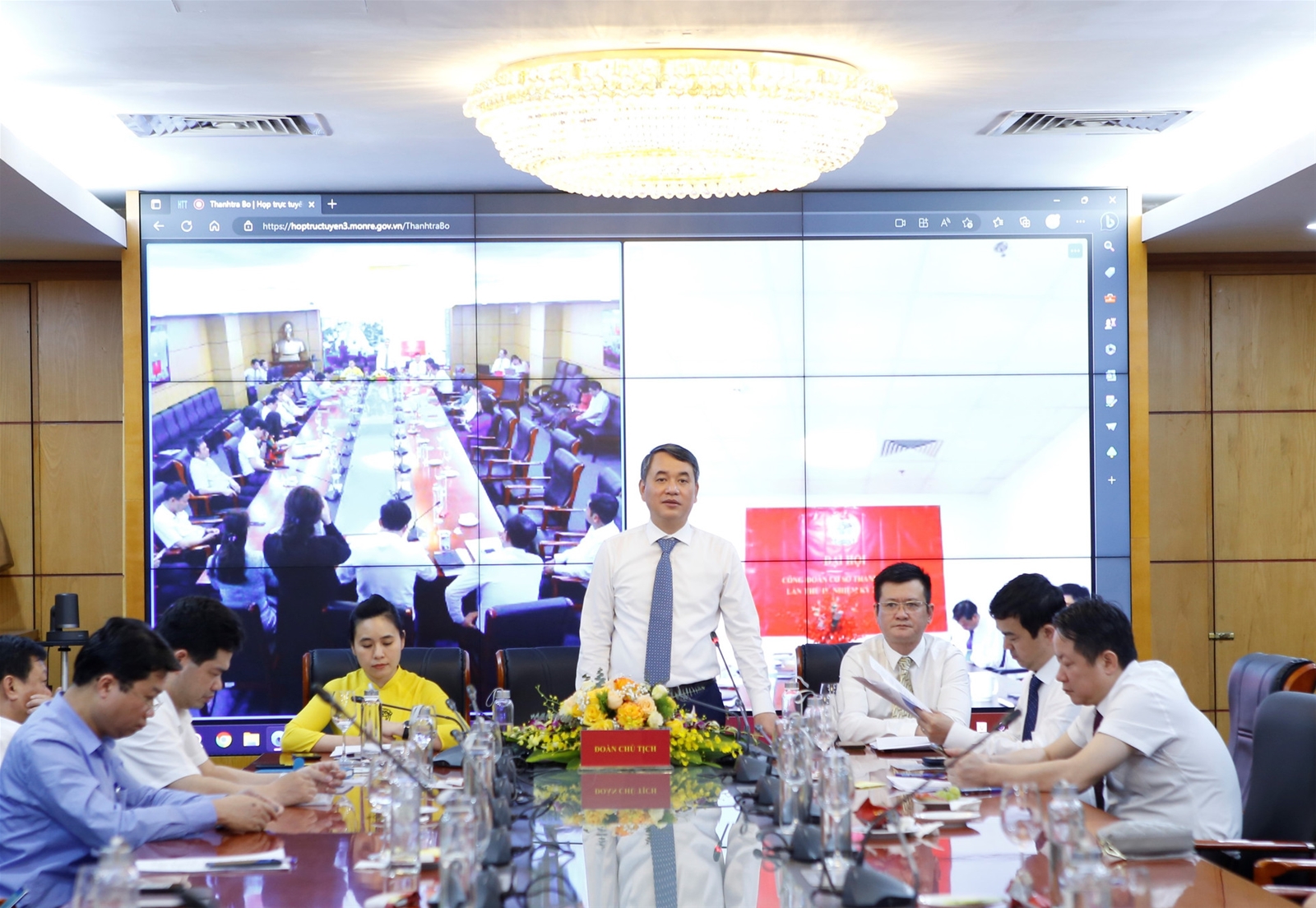 Công đoàn Thanh tra Bộ TN&MT tổ chức thành công Đại hội nhiệm kỳ 2023-2028