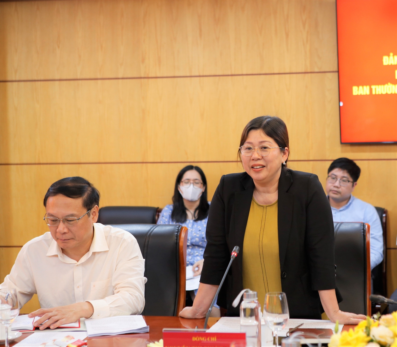 Ban Thường vụ Đảng ủy Khối các cơ quan Trung ương làm việc với Ban Cán sự Đảng, Ban Thường vụ Đảng ủy Bộ TN&MT