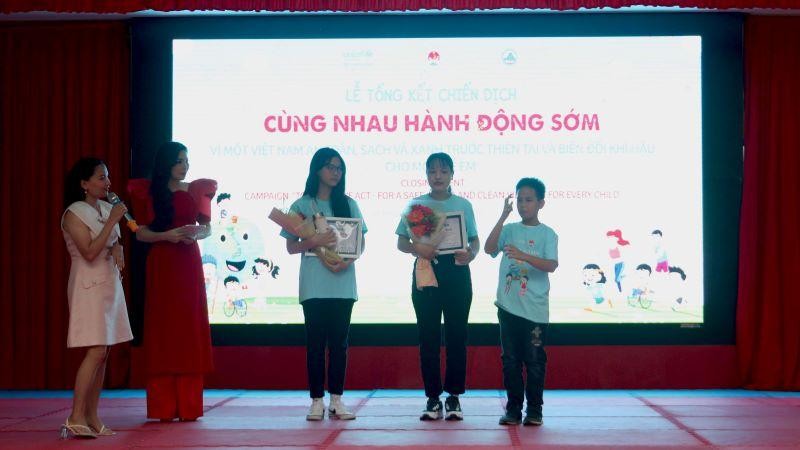 Giúp trẻ em sẵn sàng trước tác động của thiên tai và biến đổi khí hậu