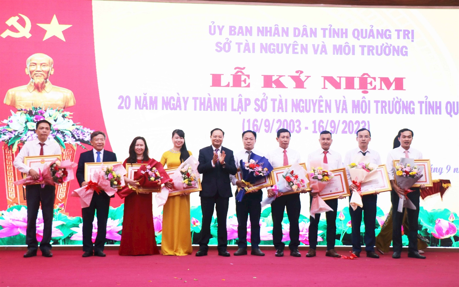 Thứ trưởng Lê Minh Ngân dự Lễ kỷ niệm 20 năm thành lập Sở TN&MT tỉnh Quảng Trị