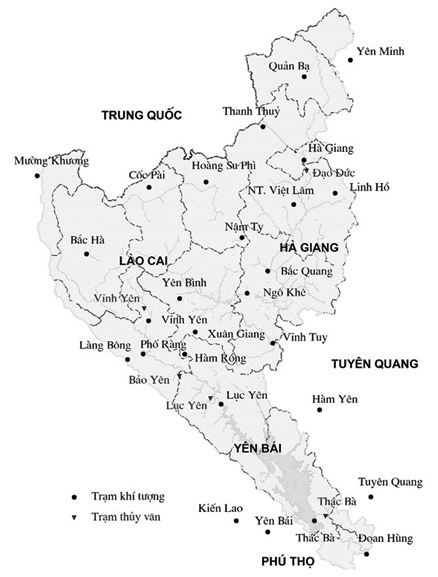 Đánh giá tổng lượng nước trên mặt lưu vực sông Lô Chảy