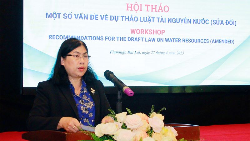 Hội thảo một số vấn đề về Dự thảo Luật Tài nguyên nước (sửa đổi)