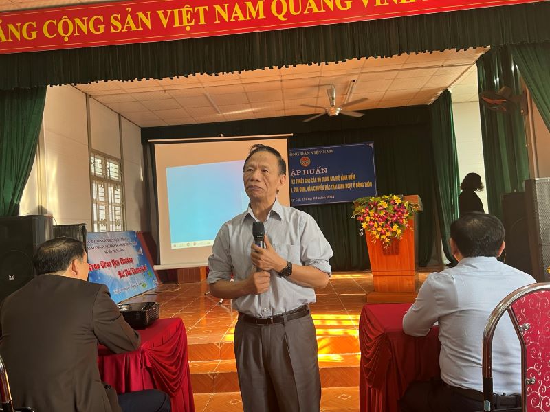 Hội Nông dân Việt Nam tổ chức Tập huấn chuyển giao khoa học kỹ thuật cho các hộ tham gia mô hình điểm “Hộ nông dân tham gia phân loại, thu gom, vận chuyển rác thải sinh hoạt ở nông thôn” tại Sơn La