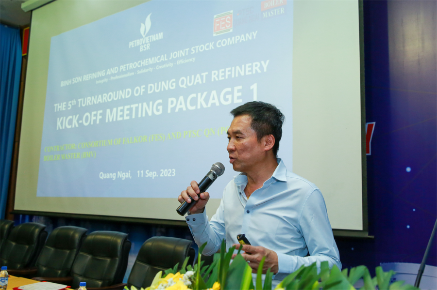 BSR tổ chức lễ khởi động bảo dưỡng tổng thể lần 5 Nhà máy lọc dầu Dung Quất