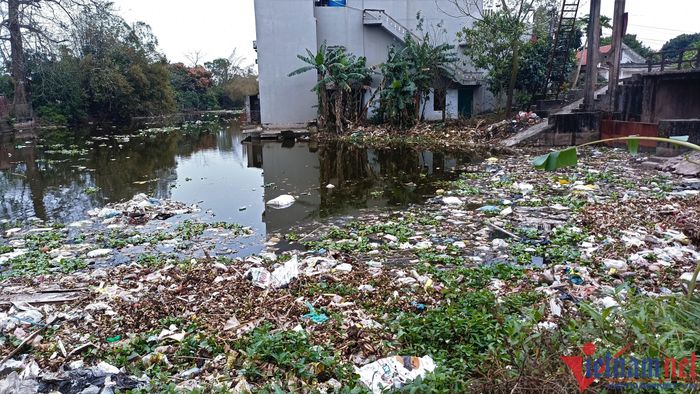 Rác ngập sông, người dân ở Ninh Bình không dám mở cửa nhà