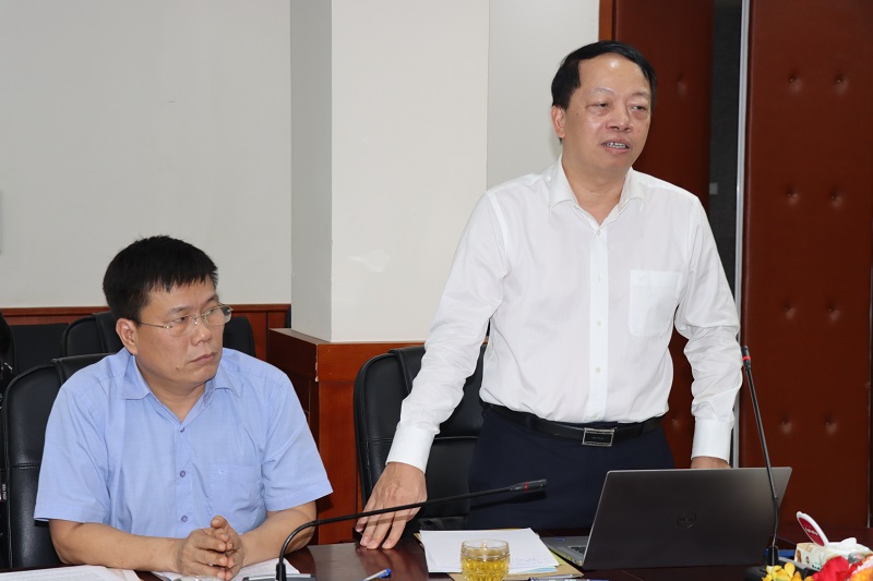 Thứ trưởng Bộ TN&MT Lê Minh Ngân thăm và làm việc với cơ quan truyền thông của Bộ TN&MT