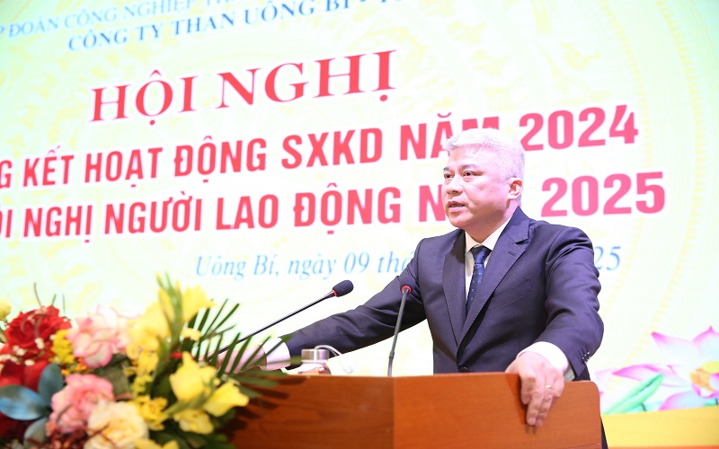 Công ty than Uông Bí - TKV: Sản xuất 2,077 triệu tấn than năm 2024