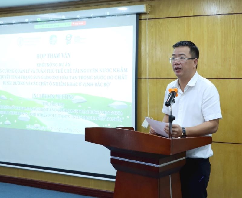 Khởi động dự án Tăng cường quản lý và tuân thủ thể chế tài nguyên nước