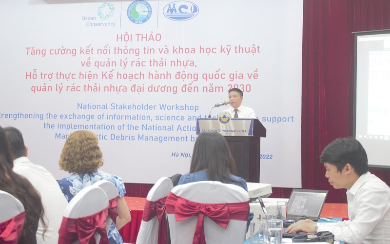 Kết nối thông tin và khoa học kỹ thuật về quản lý rác thải nhựa, đồng phối hợp thực hiện kế hoạch hành động quốc gia về quản lý rác thải nhựa đại dương đến năm 2030
