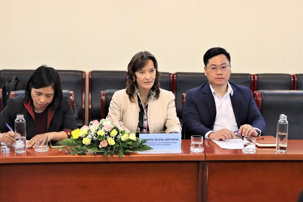 Cục Biến đổi khí hậu và Văn phòng dịch vụ dự án Liên hợp quốc ký kết Bản ghi nhớ hợp tác