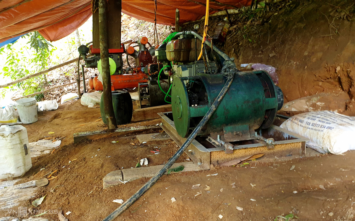 Những bãi vàng trái phép ở Quảng Nam