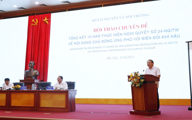 Nghị quyết số 24-NQ/TW có ý nghĩa và tầm quan trọng đặc biệt với ngành Tài nguyên và Môi trường