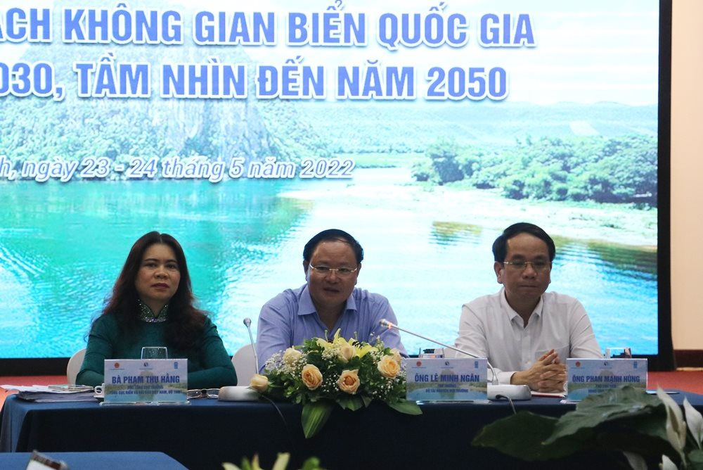 Thứ trưởng Lê Minh Ngân: Dự thảo quy hoạch không gian biển quốc gia phải tạo được sự đồng thuận cao trong toàn xã hội