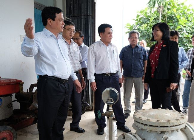 Đoàn công tác Ủy ban KH-CN&MT của Quốc hội làm việc với tỉnh Bình Định về dự án Luật Tài nguyên nước (sửa đổi)