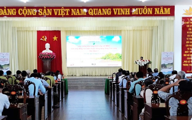 Tăng khả năng thích ứng với biến đổi khí hậu của cộng đồng ven biển đồng bằng sông Cửu Long
