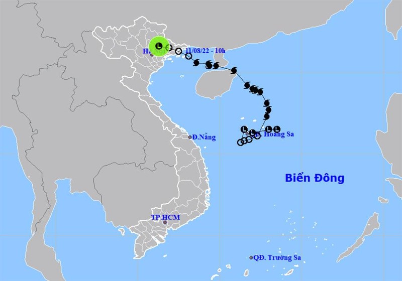Áp thấp nhiệt đới tiếp tục suy yếu và tan dần