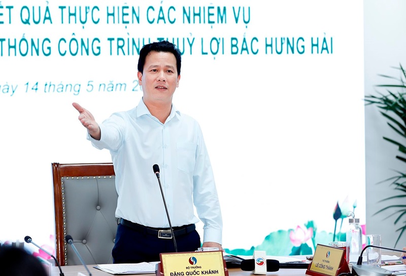 Các địa phương cần sớm triển khai kế hoạch xử lý ô nhiễm môi trường hệ thống công trình thuỷ lợi Bắc Hưng Hải