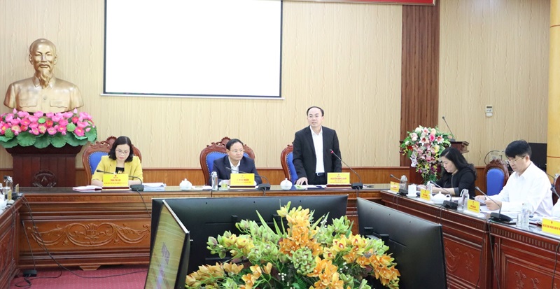 Bộ TN&MT làm việc với UBND tỉnh Bắc Kạn về công tác quản lý đất đai và tài nguyên nước