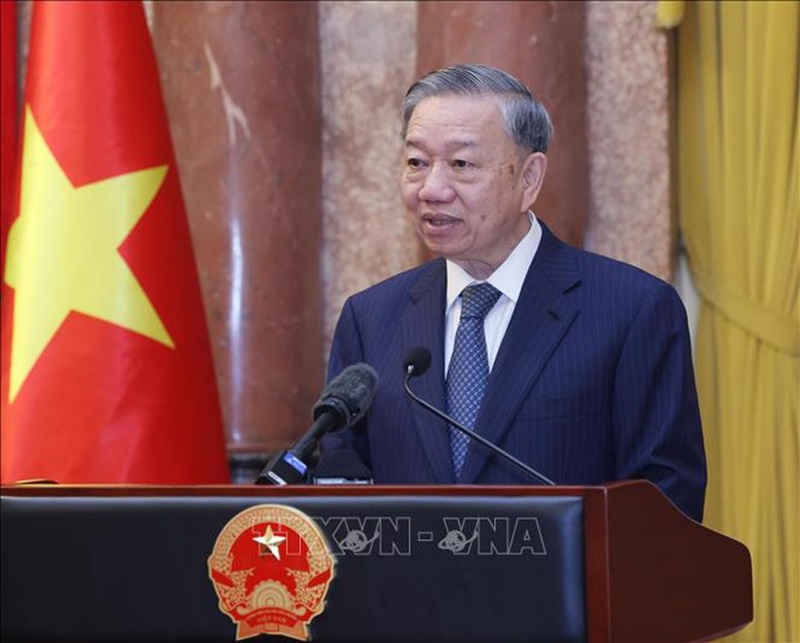 Tổng Bí thư Tô Lâm, Chủ tịch nước Lương Cường bàn giao công tác Chủ tịch nước