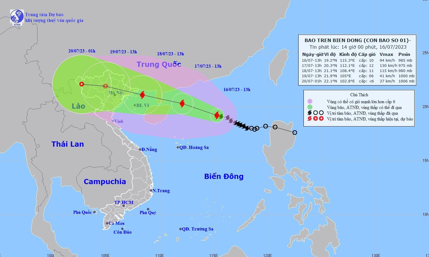 Ảnh hưởng bão Talim, miền Bắc mưa lớn diện rộng