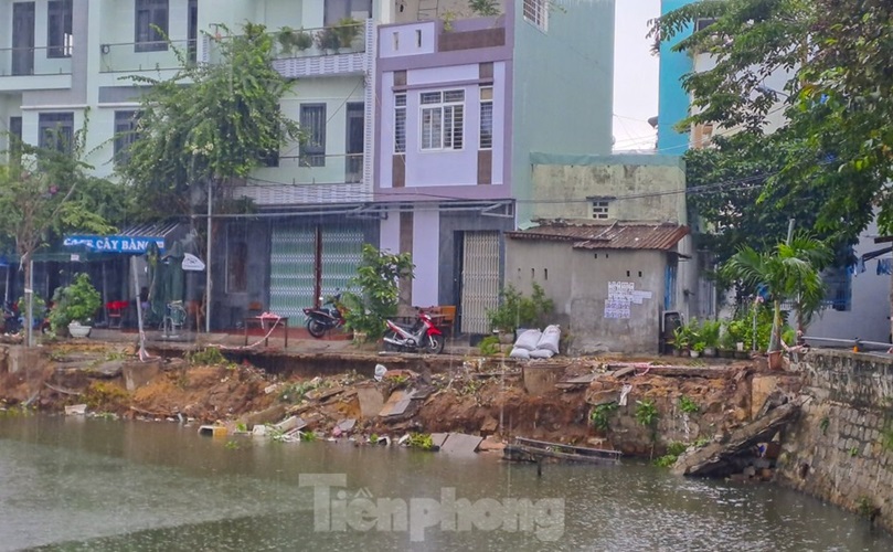 Quy Nhơn chi hơn 3 tỷ đồng chống sạt lở kè Bàu Sen