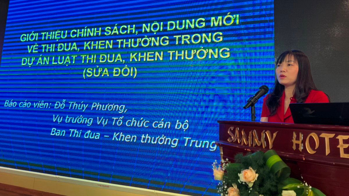 Khai mạc Hội nghị tập huấn công tác thi đua, khen thưởng ngành TN&MT năm 2022