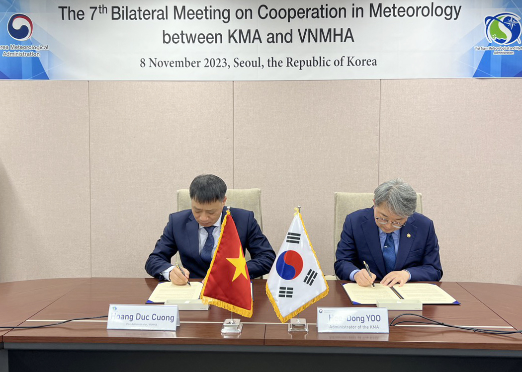 Việt Nam - Hàn Quốc: Hợp tác toàn diện trong lĩnh vực khí tượng thủy văn