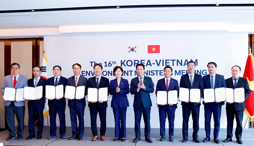 Việt Nam - Hàn Quốc: Triển khai thực hiện hợp tác toàn diện trong lĩnh vực môi trường