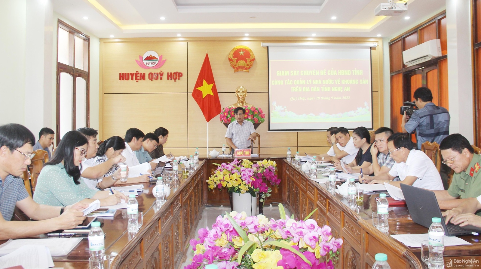 Nghệ An: Hội đồng nhân dân tỉnh giám sát công tác quản lý nhà nước về khoáng sản tại huyện Quỳ Hợp