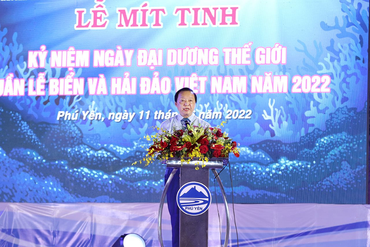 Mít tinh hưởng ứng Tuần lễ Biển và Hải đảo Việt Nam, kỷ niệm Ngày Đại dương thế giới năm 2022