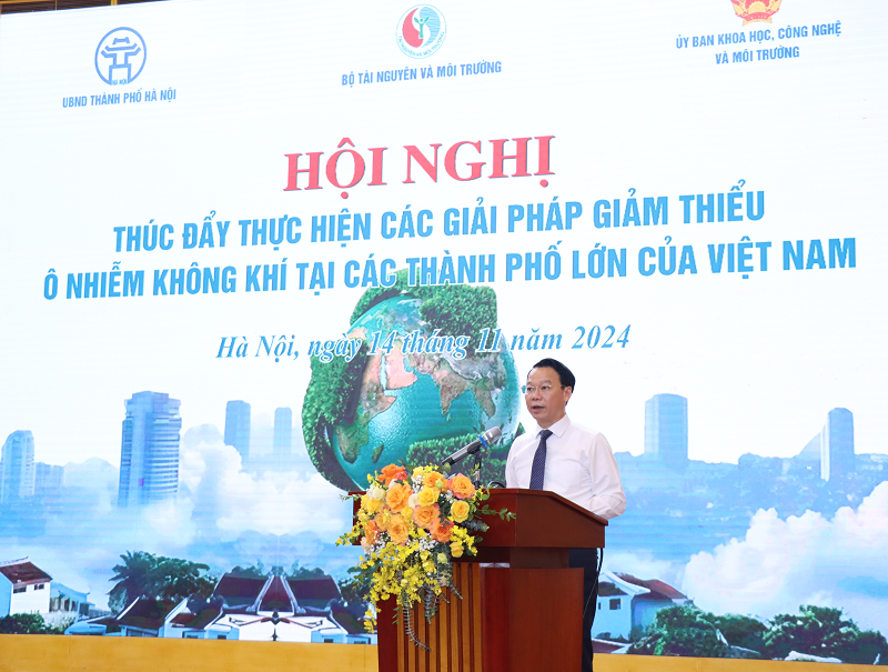 Hội nghị ‘Thúc đẩy giải pháp giảm thiểu ô nhiễm không khí tại các đô thị lớn ở Việt Nam