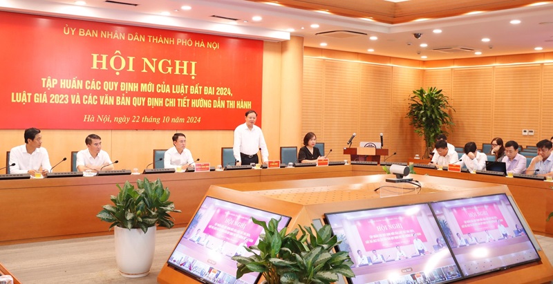 Bộ TN&MT tập huấn các điểm mới của Luật Đất đai 2024 và các Nghị định hướng dẫn thi hành tại Hà Nội