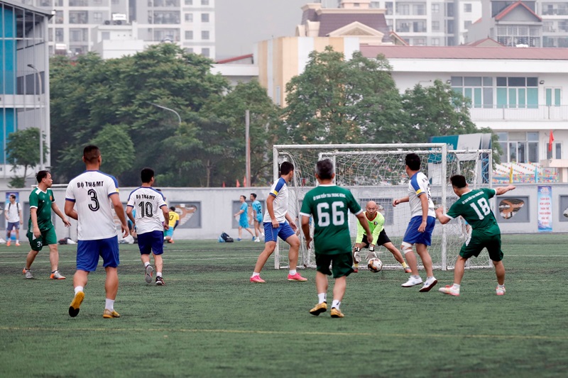 Đội bóng Bộ TN&MT đứng đầu bảng A tại Giải bóng đá công chức, viên chức, lao động năm 2024