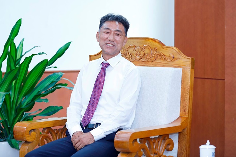 Bộ trưởng Đặng Quốc Khánh tiếp lãnh đạo cao cấp Hàn Quốc trong lĩnh vực xử lý nước thải