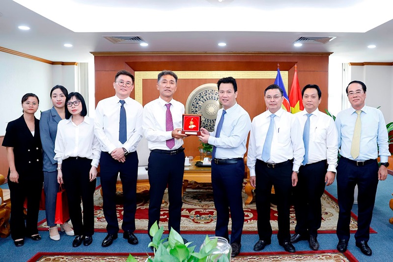 Bộ trưởng Đặng Quốc Khánh tiếp lãnh đạo cao cấp Hàn Quốc trong lĩnh vực xử lý nước thải