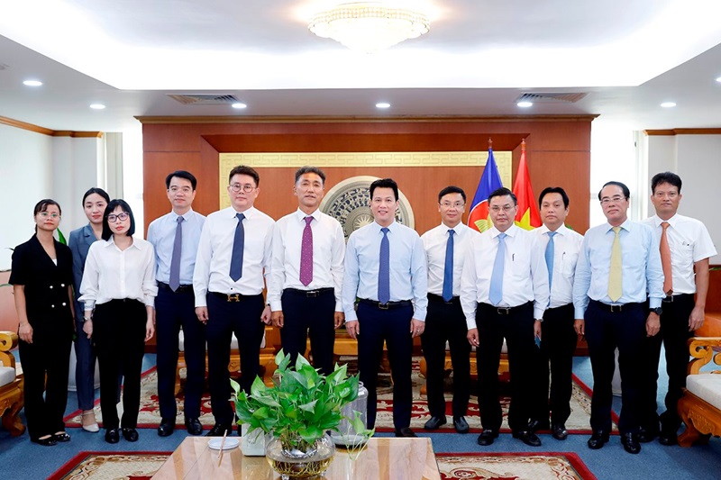 Bộ trưởng Đặng Quốc Khánh tiếp lãnh đạo cao cấp Hàn Quốc trong lĩnh vực xử lý nước thải