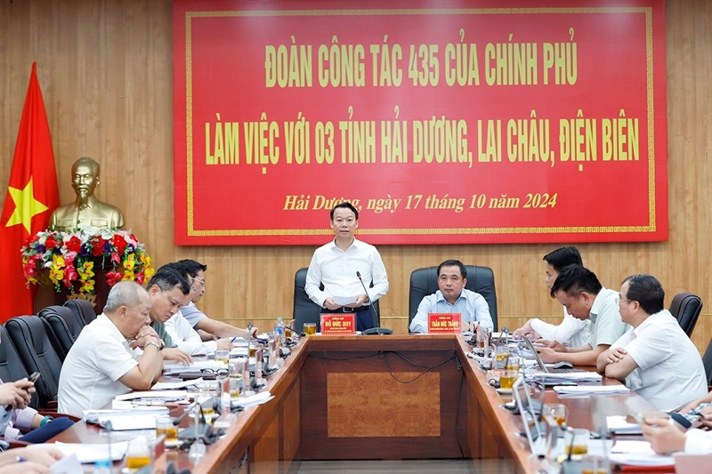 Bộ trưởng Đỗ Đức Duy làm việc với Hải Dương, Điện Biên, Lai Châu về thúc đẩy đầu tư, sản xuất trên địa bàn các tỉnh