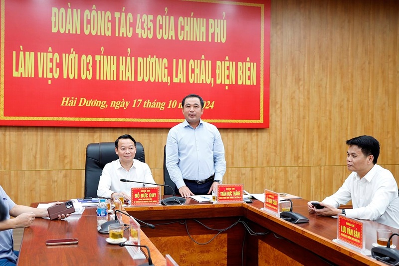 Bộ trưởng Đỗ Đức Duy làm việc với Hải Dương, Điện Biên, Lai Châu về thúc đẩy đầu tư, sản xuất trên địa bàn các tỉnh