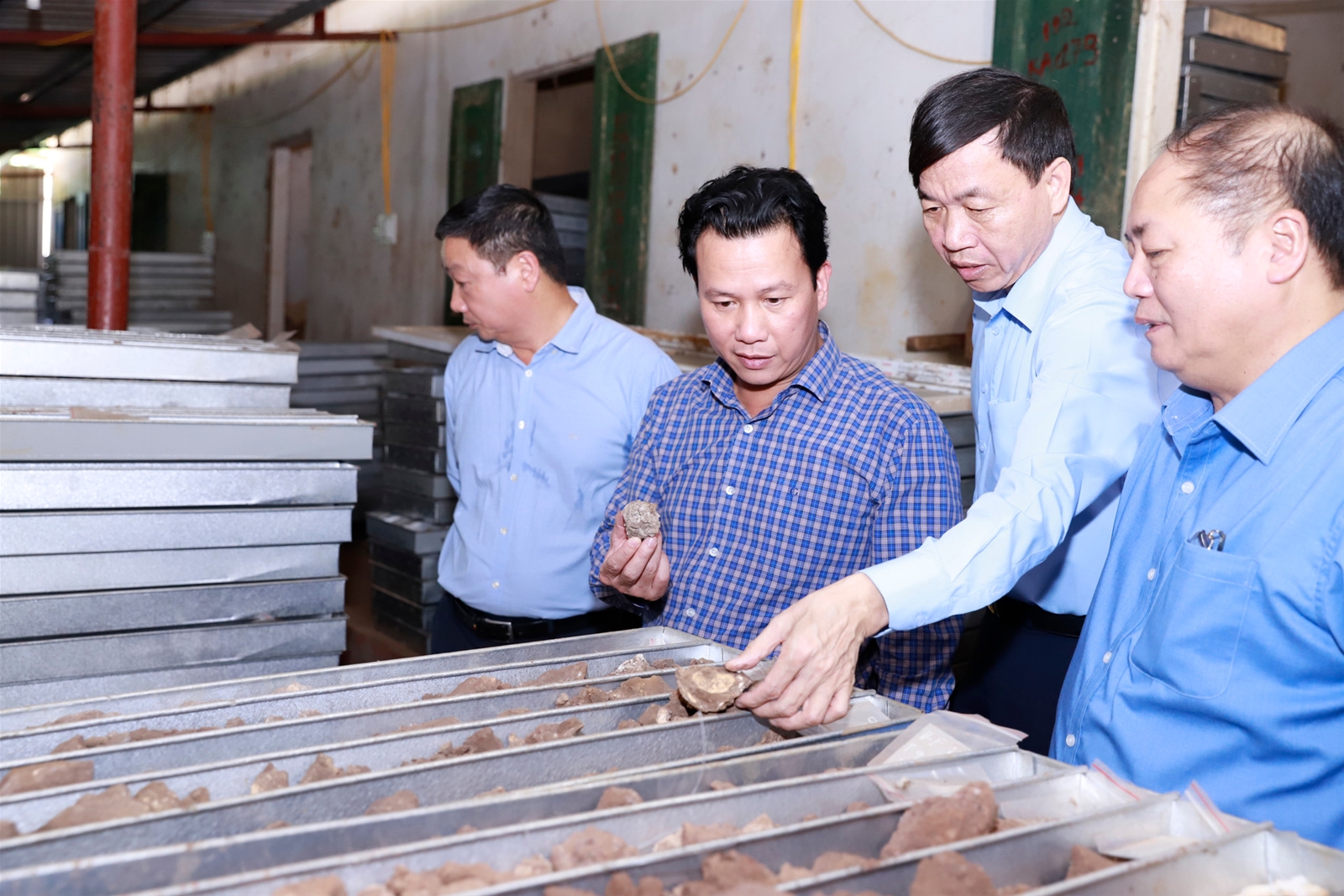 Bộ trưởng Bộ Tài nguyên và Môi trường Đặng Quốc Khánh làm việc tại tỉnh Lai Châu