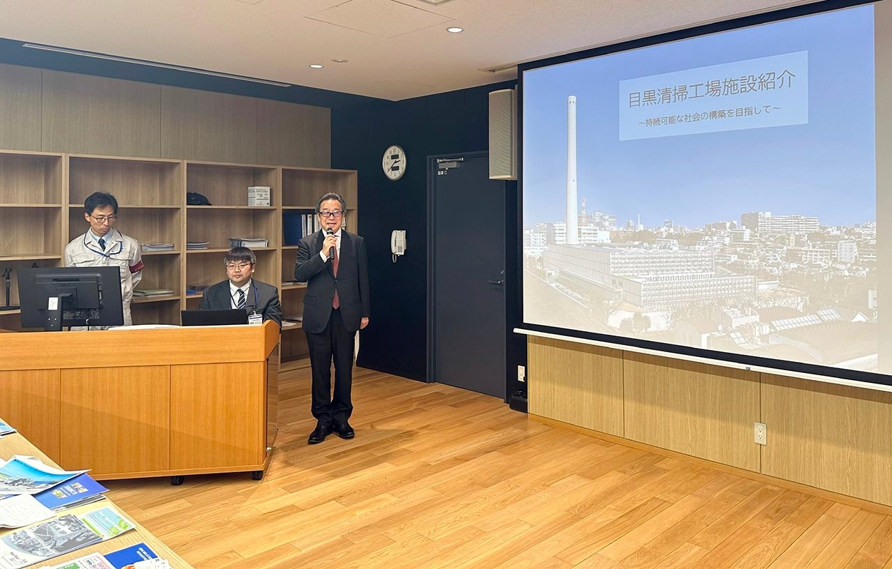 Bộ trưởng Đỗ Đức Duy thăm nhà máy đốt rác phát điện MEGURO (Nhật Bản)