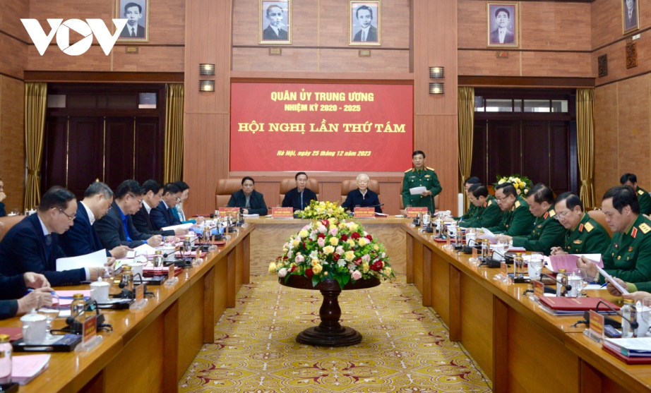 Tổng Bí thư Nguyễn Phú Trọng chủ trì Hội nghị Quân uỷ Trung ương lần thứ 8