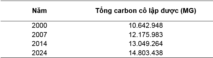 Ứng dụng công cụ InVEST để tính toán carbon xanh tại rừng ngập mặn Cần Giờ 