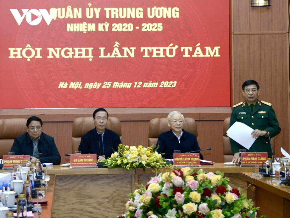 Tổng Bí thư Nguyễn Phú Trọng chủ trì Hội nghị Quân uỷ Trung ương lần thứ 8