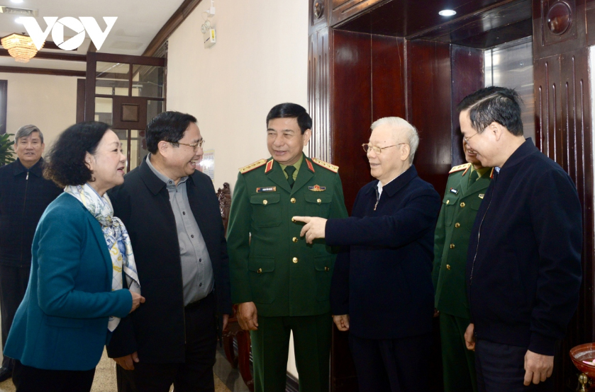 Tổng Bí thư Nguyễn Phú Trọng chủ trì Hội nghị Quân uỷ Trung ương lần thứ 8